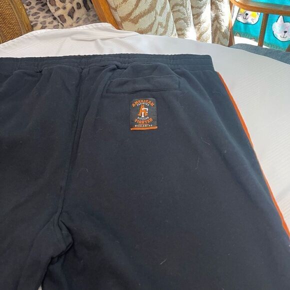 NWT American Fighter Black Orange Sweatpants Size 3X New - Picture 8 of 9